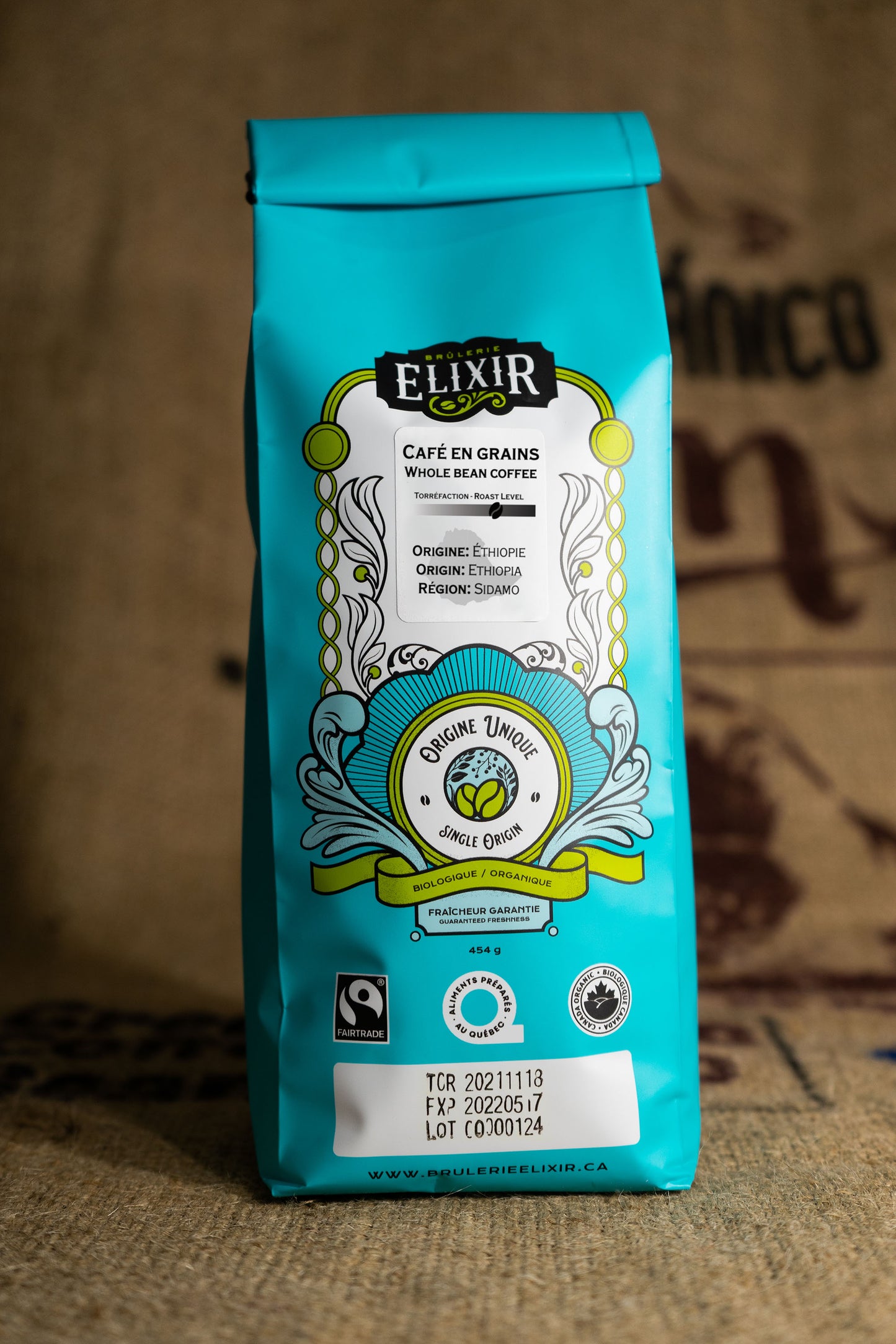 Éthiopie - Sidamo, Mi-Corsé